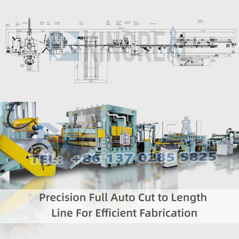 कुशल निर्माणको लागि लम्बाइ रेखामा सटीक पूर्ण स्वत: कट