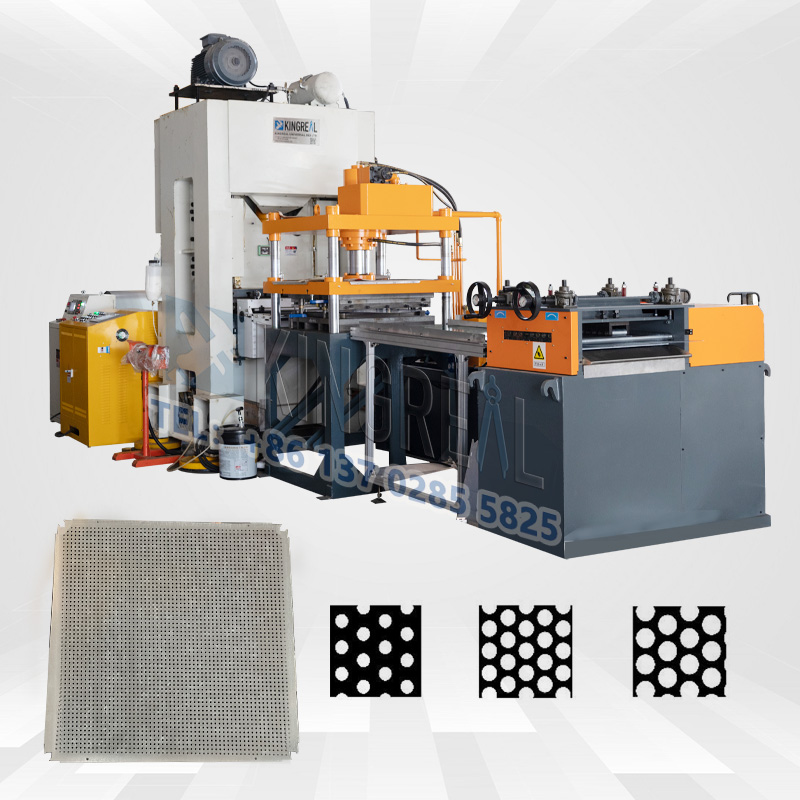 पूर्ण स्वचालित छिद्रित धातु उत्पादन लाइन