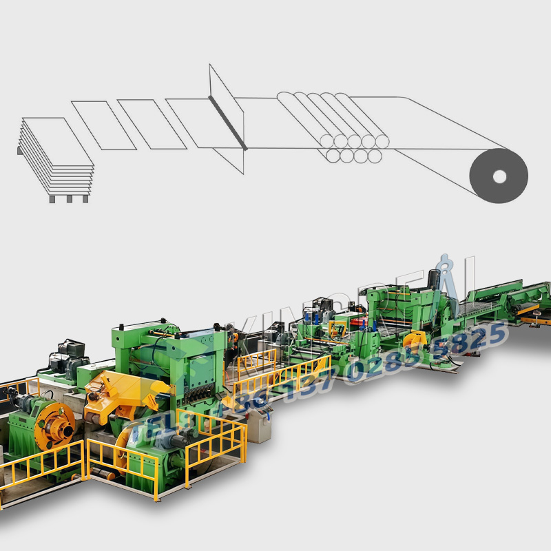 भारी गेज लम्बाइ मेसिनमा काट्ने