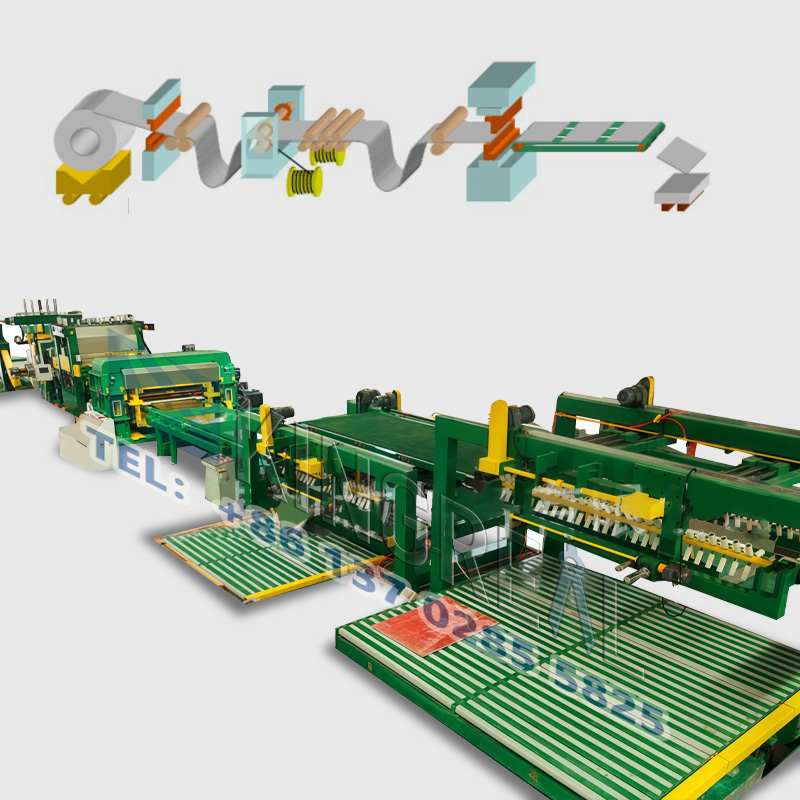 लम्बाइ उत्पादन लाइनमा उच्च परिशुद्धता कट