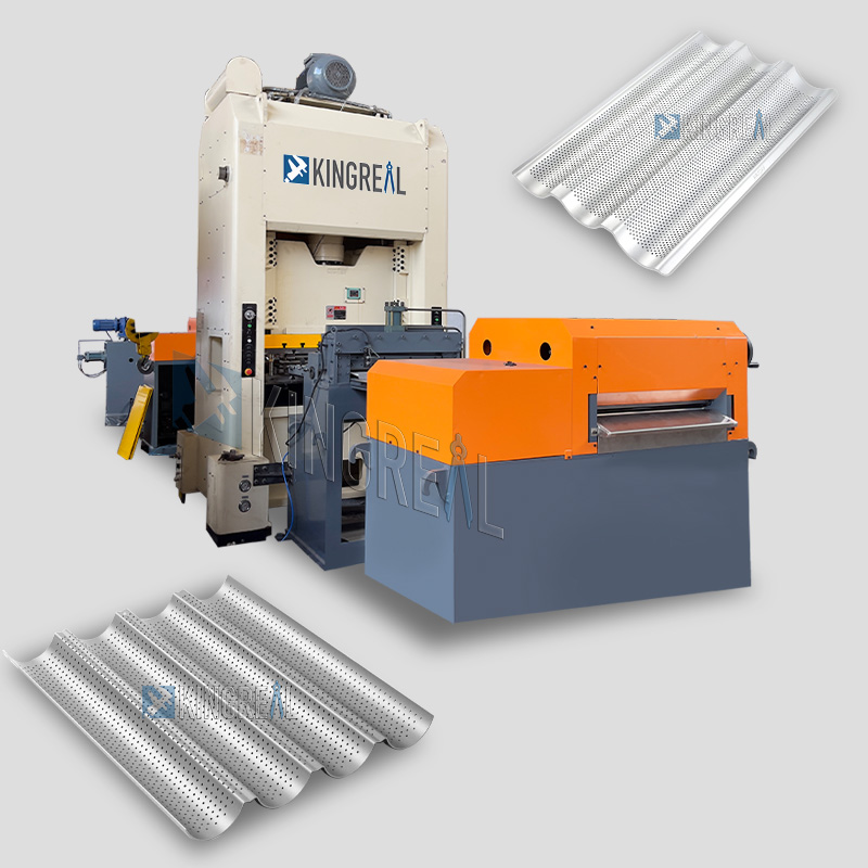 धातु Baguette ट्रे छिद्रित पंचिंग बनाउने मेसिन