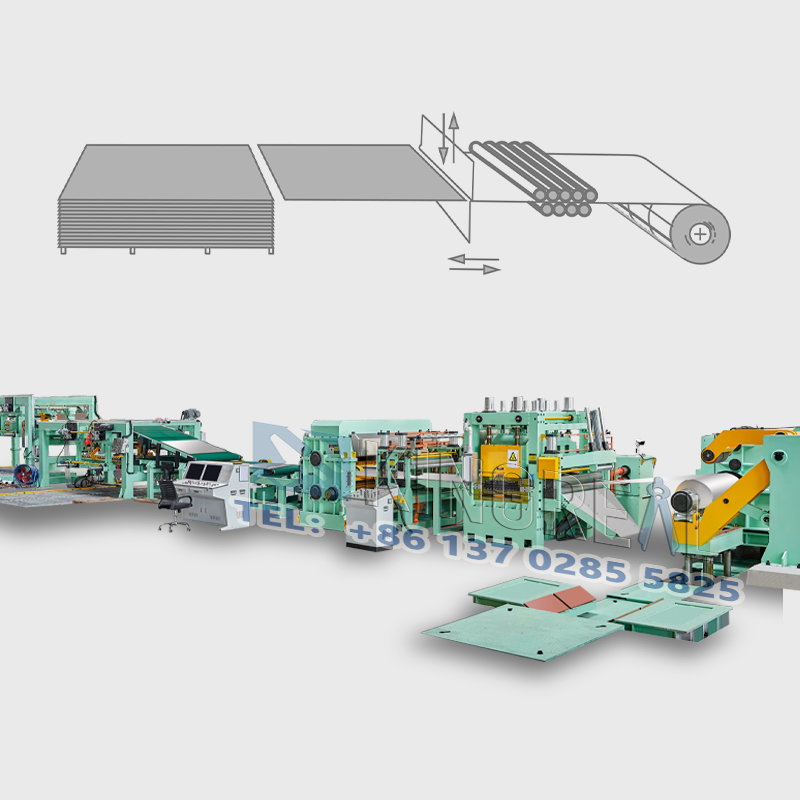लम्बाइ मेसिनमा धातु काट्ने