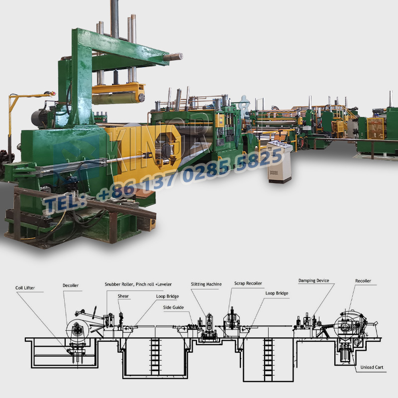 स्टेनलेस स्टील कोइल स्लिटिंग मेसिन